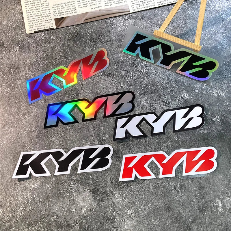 kyb suspension stickers