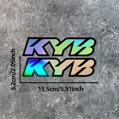 kyb suspension stickers