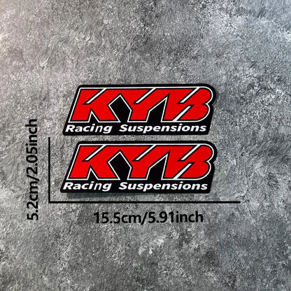 kyb suspension stickers