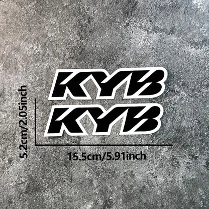 kyb suspension stickers