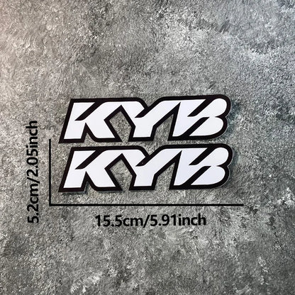 kyb suspension stickers