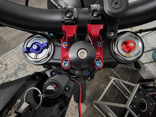 full direct mount titanium bolt set